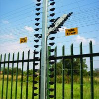 SRS Security, razor wire, wall spikes, electric fence, vibricate wall extensions
